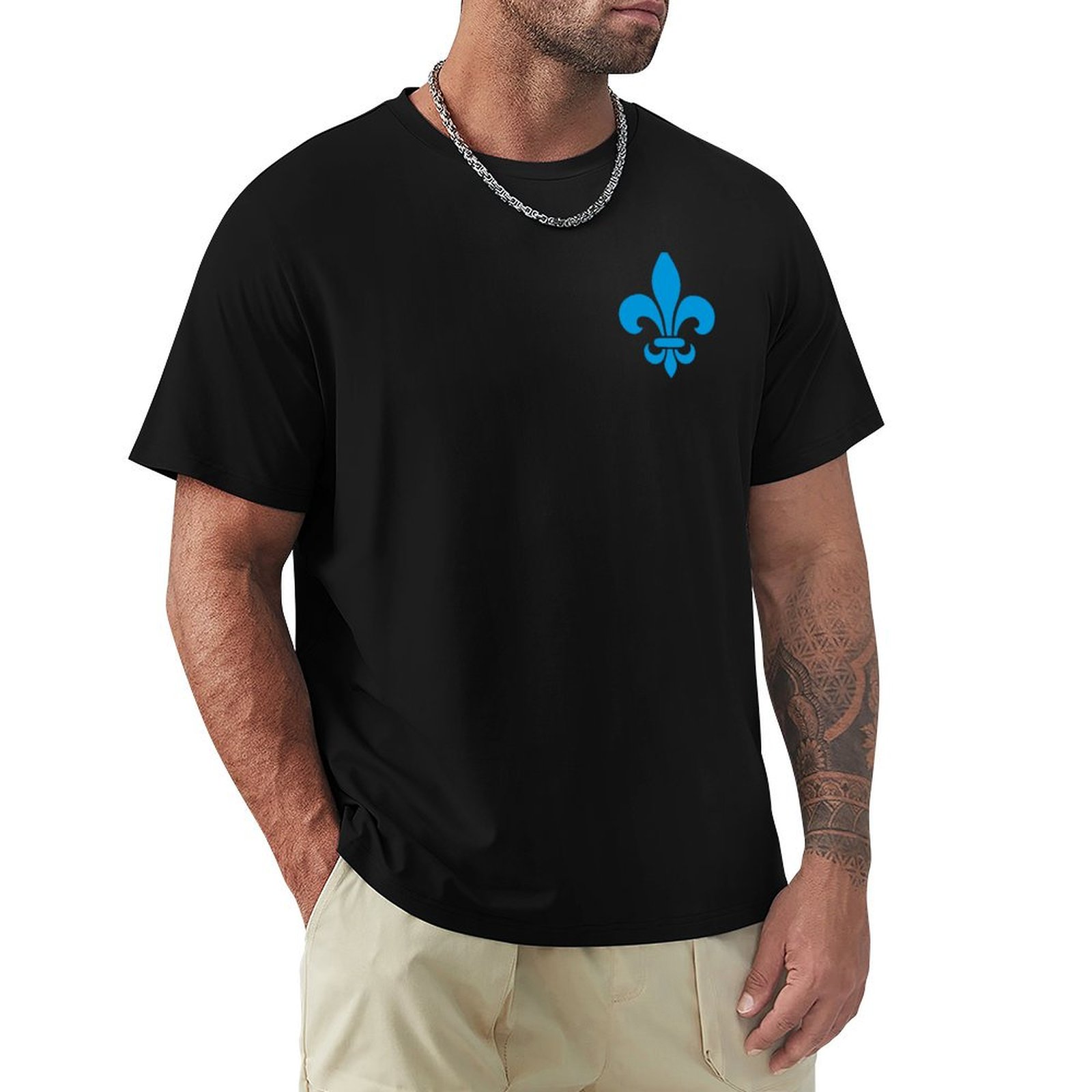 Printing Qc - Quebec Francia blu fleur de lys