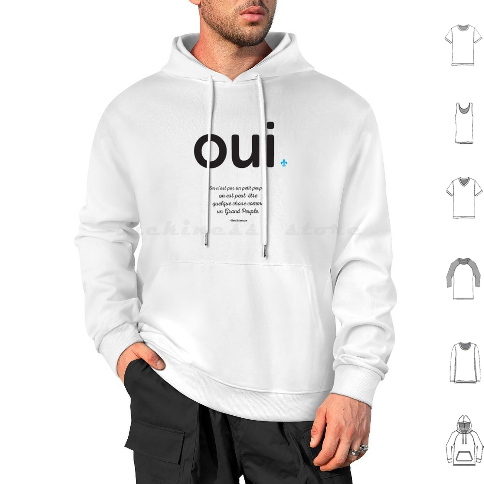 Printing Qc - Québec René Lévesque Citazione Grand Peuple