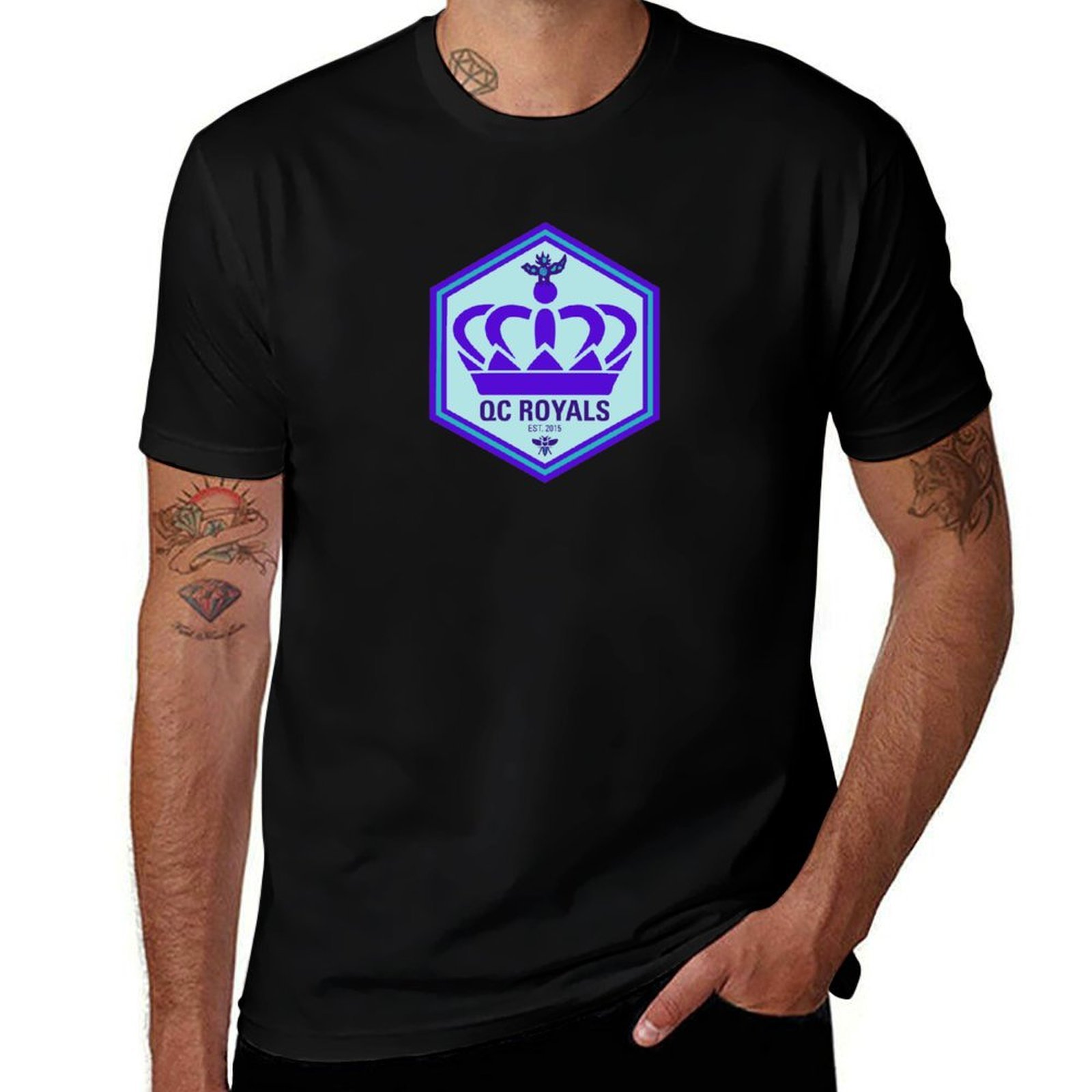 T-shirt con logo QC Royals 202 - Printing Qc recensione e prezzo