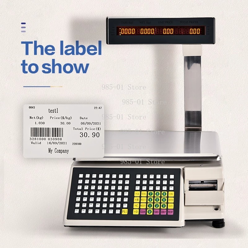 Bilancia Elettronica con Stamp - Commercial Label Printing Machine recensione e prezzo