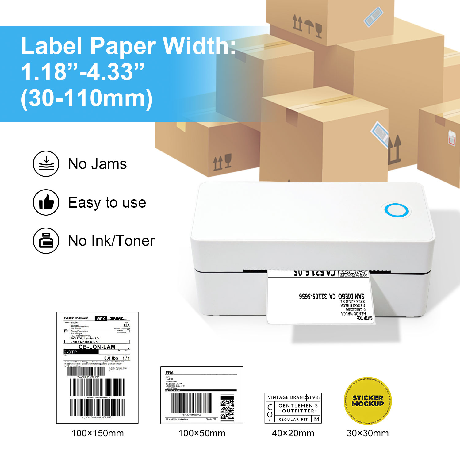 Stampante per Etichette Adesiv - Commercial Label Printing Machine recensione e prezzo